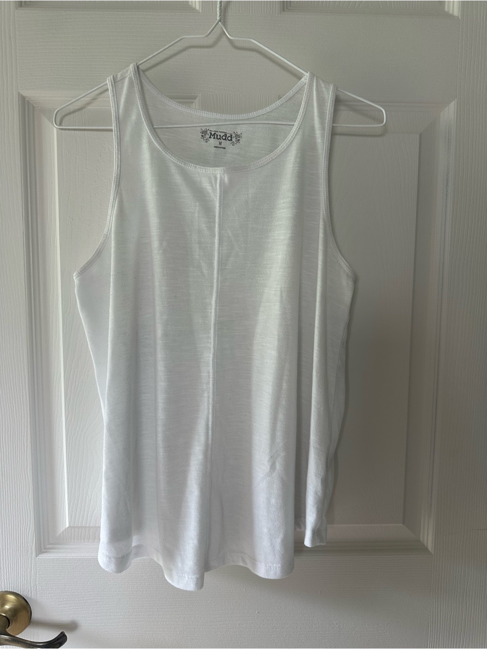Mudd White Scoop Neck Tank